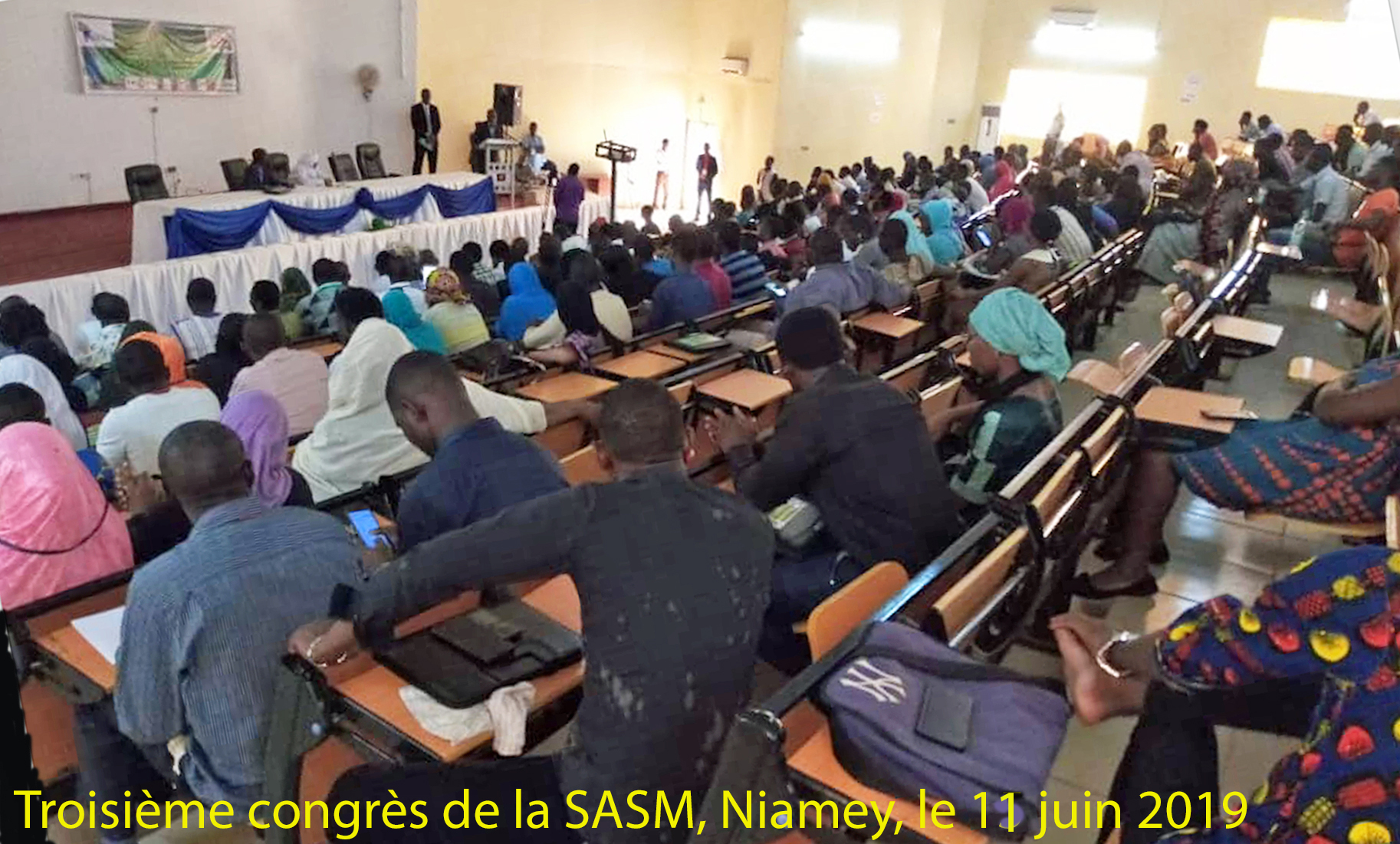 Le troisième congrès de la SASM à Niamey, du 10 au 14 juin 2019