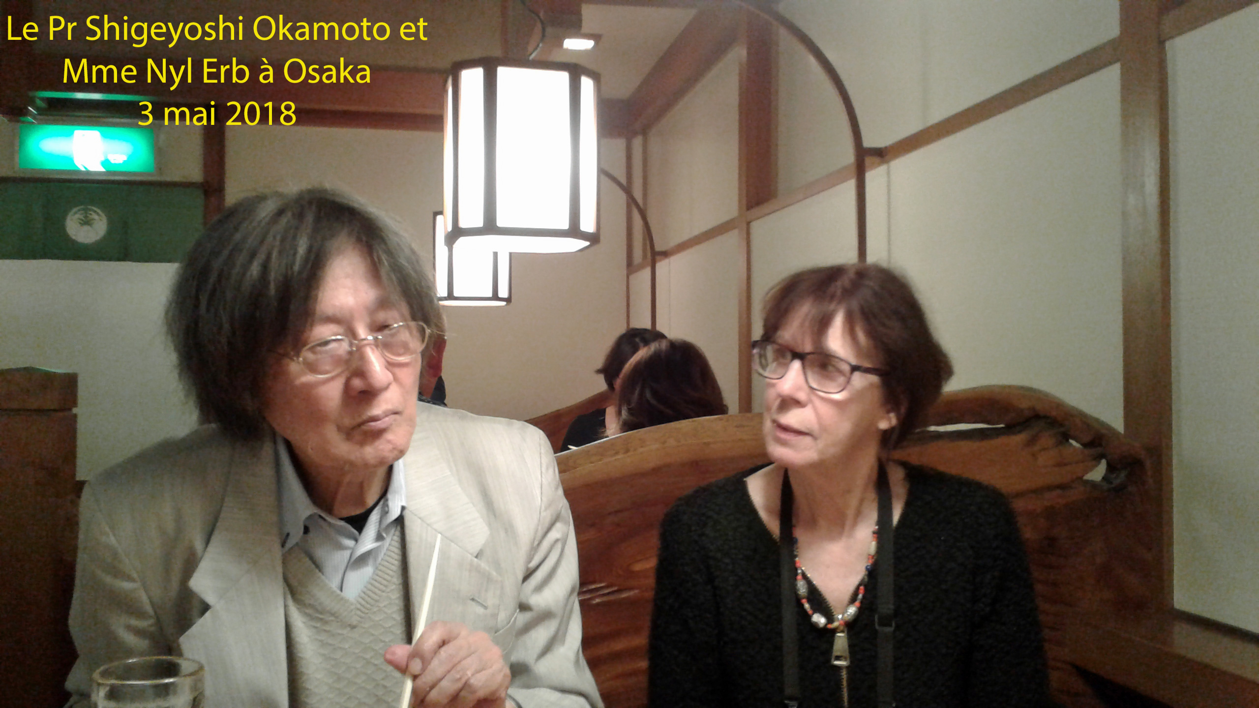 Rencontre à Osaka avec le Pr Shigeyoshi Okamoto (3 mai 2018)
