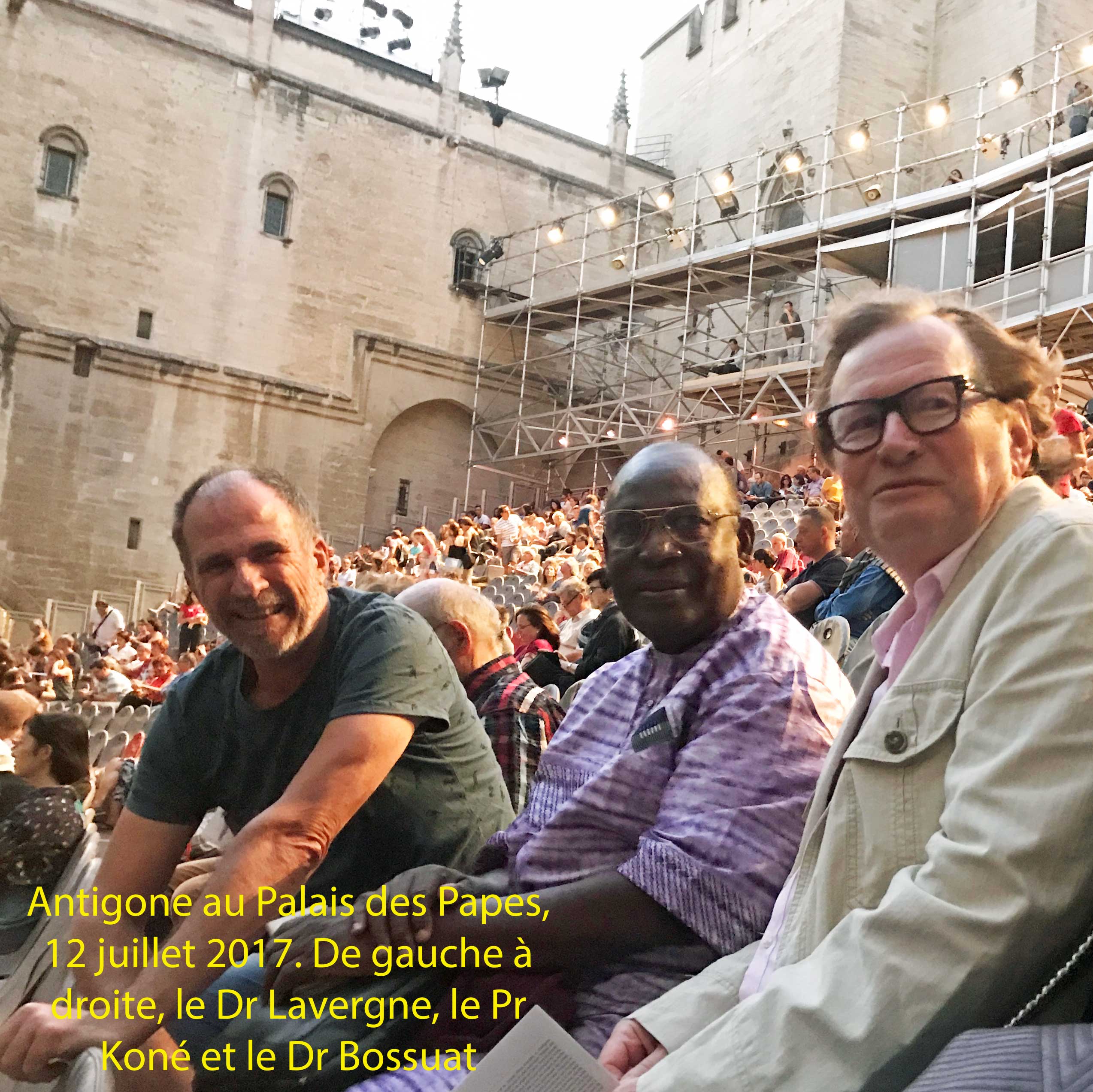 Visite du Pr Drissa Koné à Avignon, les 12 et 13 juillet 2017