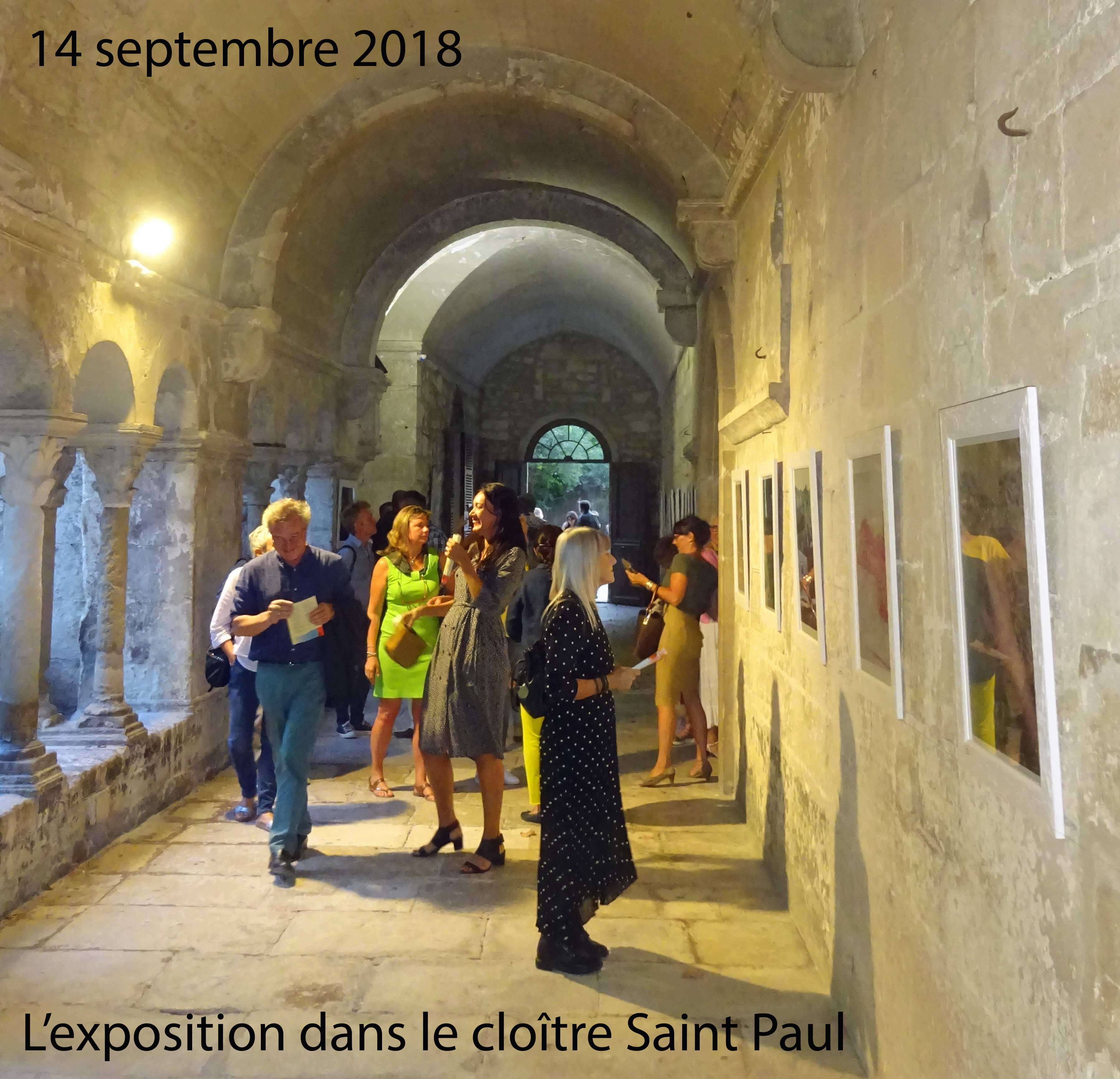 Invitation à un vernissage à la clinique Van Gogh de Saint Rémy de Provence (14 septembre 2018)