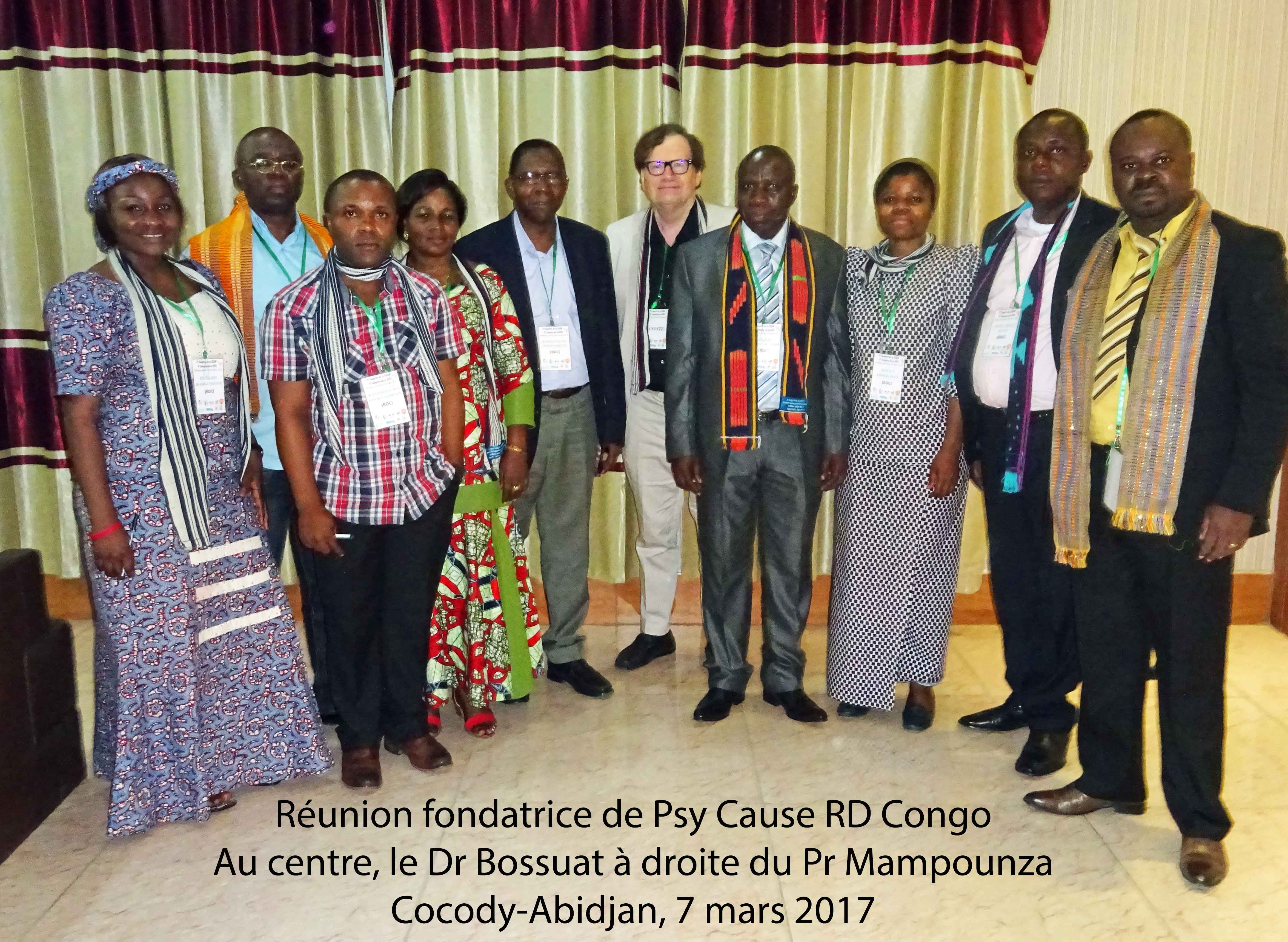 Congrès de la SASM à Abidjan. Volet 2 : échanges et fondation de Psy Cause RD Congo